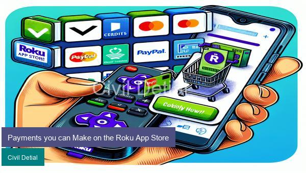 Payments you can Make on the Roku App Store