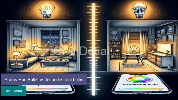 Philips Hue Bulbs vs Incandescent bulbs