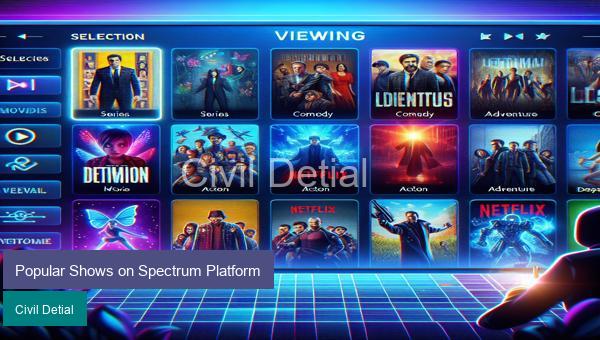 Popular Shows on Spectrum Platform