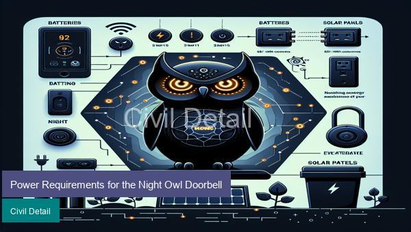 Power Requirements for the Night Owl Doorbell