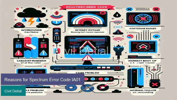 Reasons for Spectrum Error Code IA01