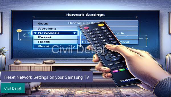 Reset Network Settings on your Samsung TV