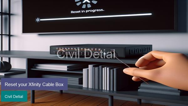 Reset your Xfinity Cable Box