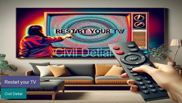 Restart your TV
