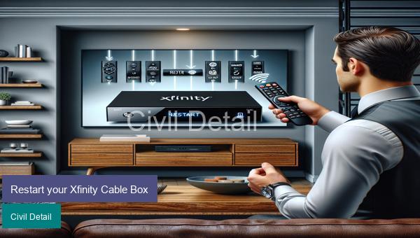 Restart your Xfinity Cable Box