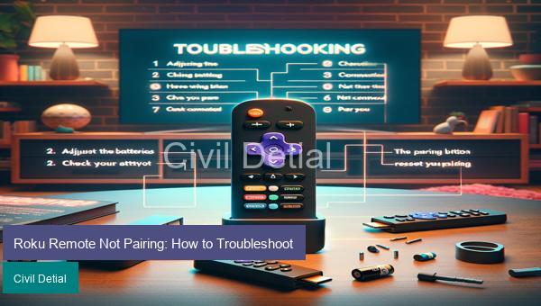 Roku Remote Not Pairing: How to Troubleshoot