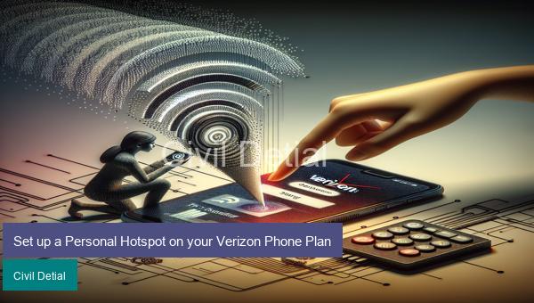 Set up a Personal Hotspot on your Verizon Phone Plan