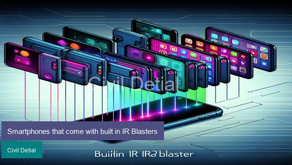 Smartphones that come with built in IR Blasters