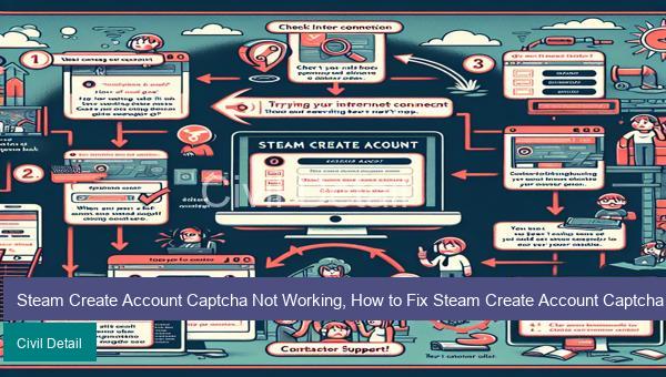 Steam Create Account Captcha Not Working, How to Fix Steam Create Account Captcha Not Working?