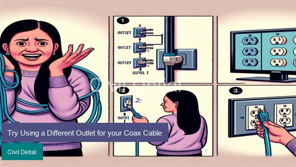 Try Using a Different Outlet for your Coax Cable