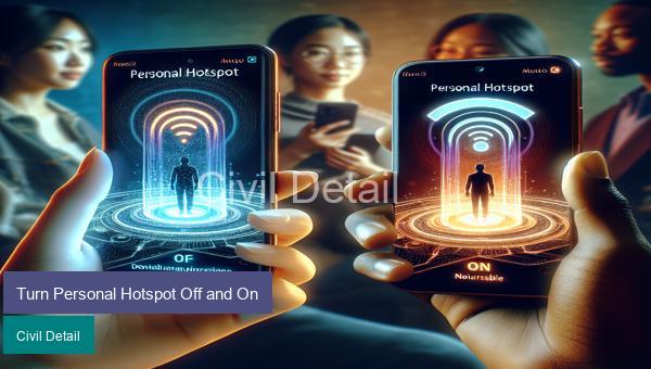Turn Personal Hotspot Off and On