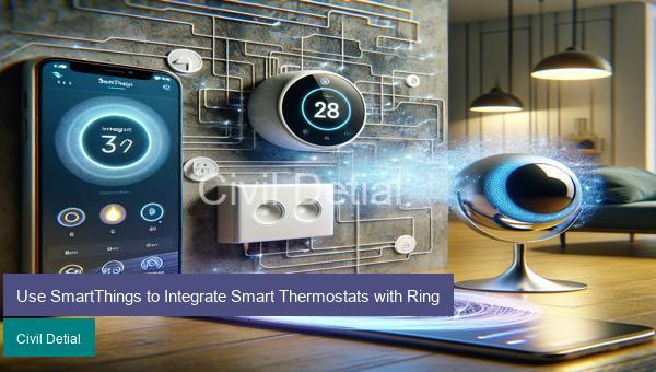 Use SmartThings to Integrate Smart Thermostats with Ring