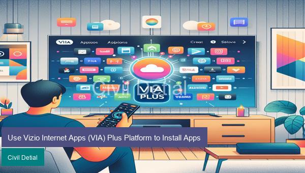 Use Vizio Internet Apps (VIA) Plus Platform to Install Apps