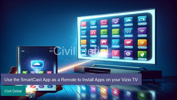 Use the SmartCast App as a Remote to Install Apps on your Vizio TV