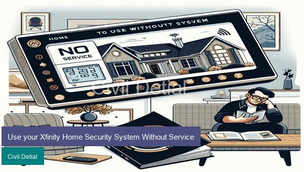 Use your Xfinity Home Security System Without Service
