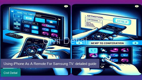 Using iPhone As A Remote For Samsung TV: detailed guide