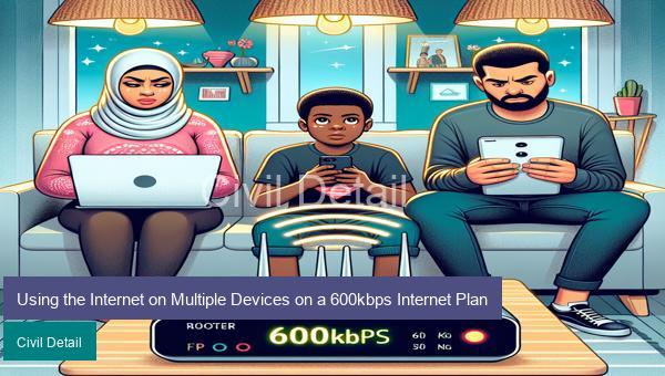 Using the Internet on Multiple Devices on a 600kbps Internet Plan