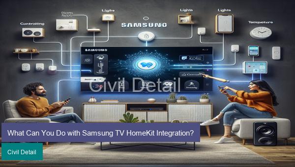 What Can You Do with Samsung TV HomeKit Integration?