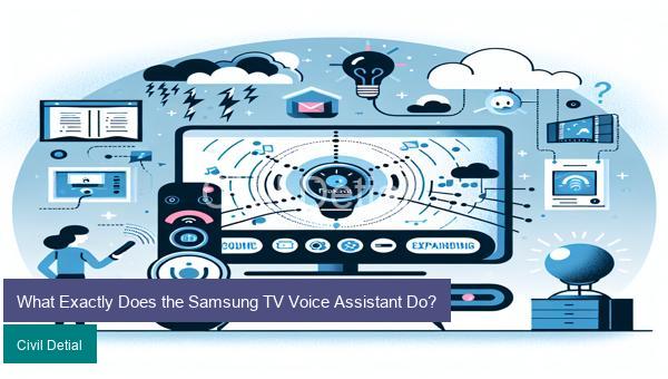 What Exactly Does the Samsung TV Voice Assistant Do?