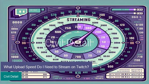 What Upload Speed Do I Need to Stream on Twitch?
