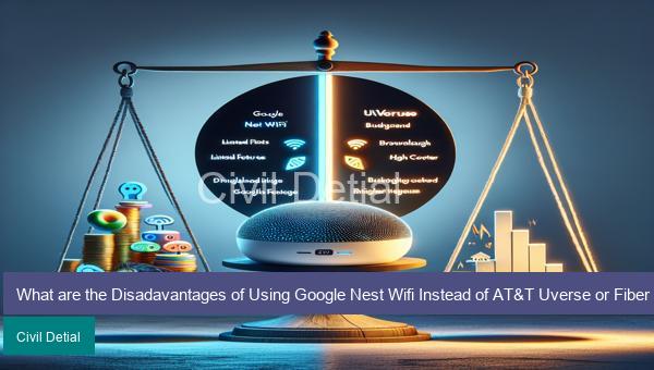 What are the Disadavantages of Using Google Nest Wifi Instead of AT&T Uverse or Fiber Gateway?