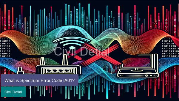 What is Spectrum Error Code IA01?