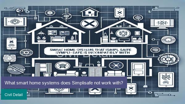 What smart home systems does Simplisafe not work with?