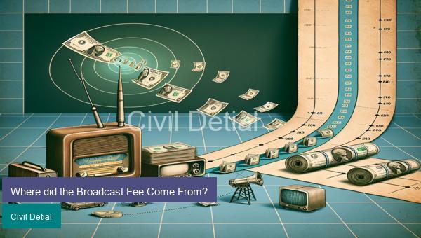 Where did the Broadcast Fee Come From?