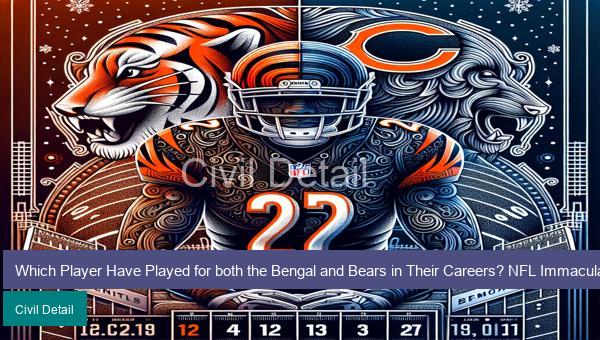 Which Player Have Played for both the Bengal and Bears in Their Careers? NFL Immaculate Gridiron answers December 12 2023