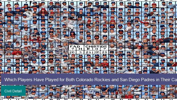 Which Players Have Played for Both Colorado Rockies and San Diego Padres in Their Careers? MLB Immaculate Grid Answers for December 03 2023