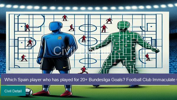 Which Spain player who has played for 20+ Bundesliga Goals? Football Club Immaculate Grid answers December 23, 2023