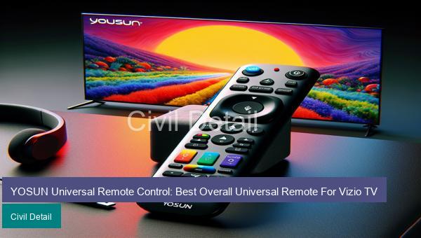 YOSUN Universal Remote Control: Best Overall Universal Remote For Vizio TV