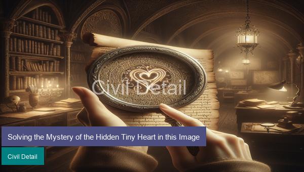 Solving the Mystery of the Hidden Tiny Heart in this Image