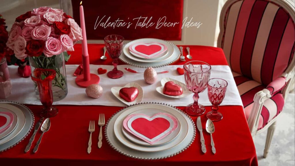 Valentine's Table Decor Ideas