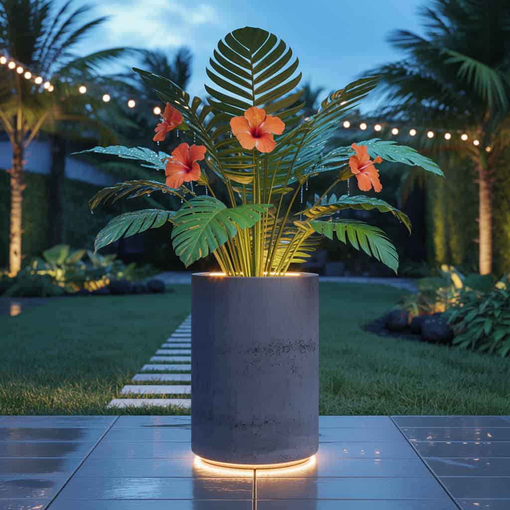 Illuminated Planters