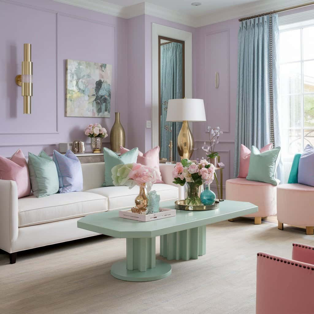 Spring Home Decor Ideas with Pastel Color