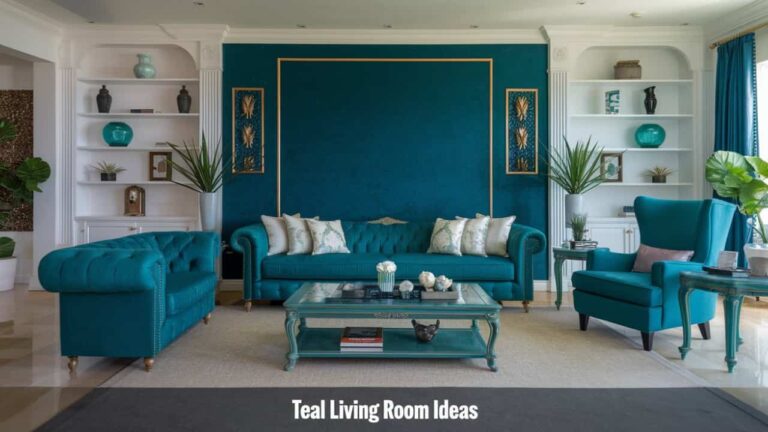 Teal Living Room Ideas