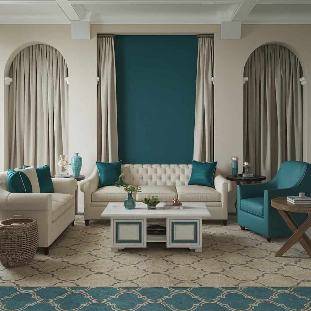 Teal and Neutral Color Palette