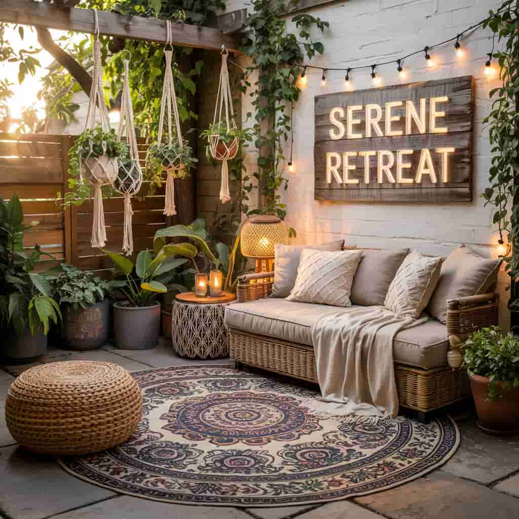 Boho-Style Outdoor Rugs and Textiles (2)