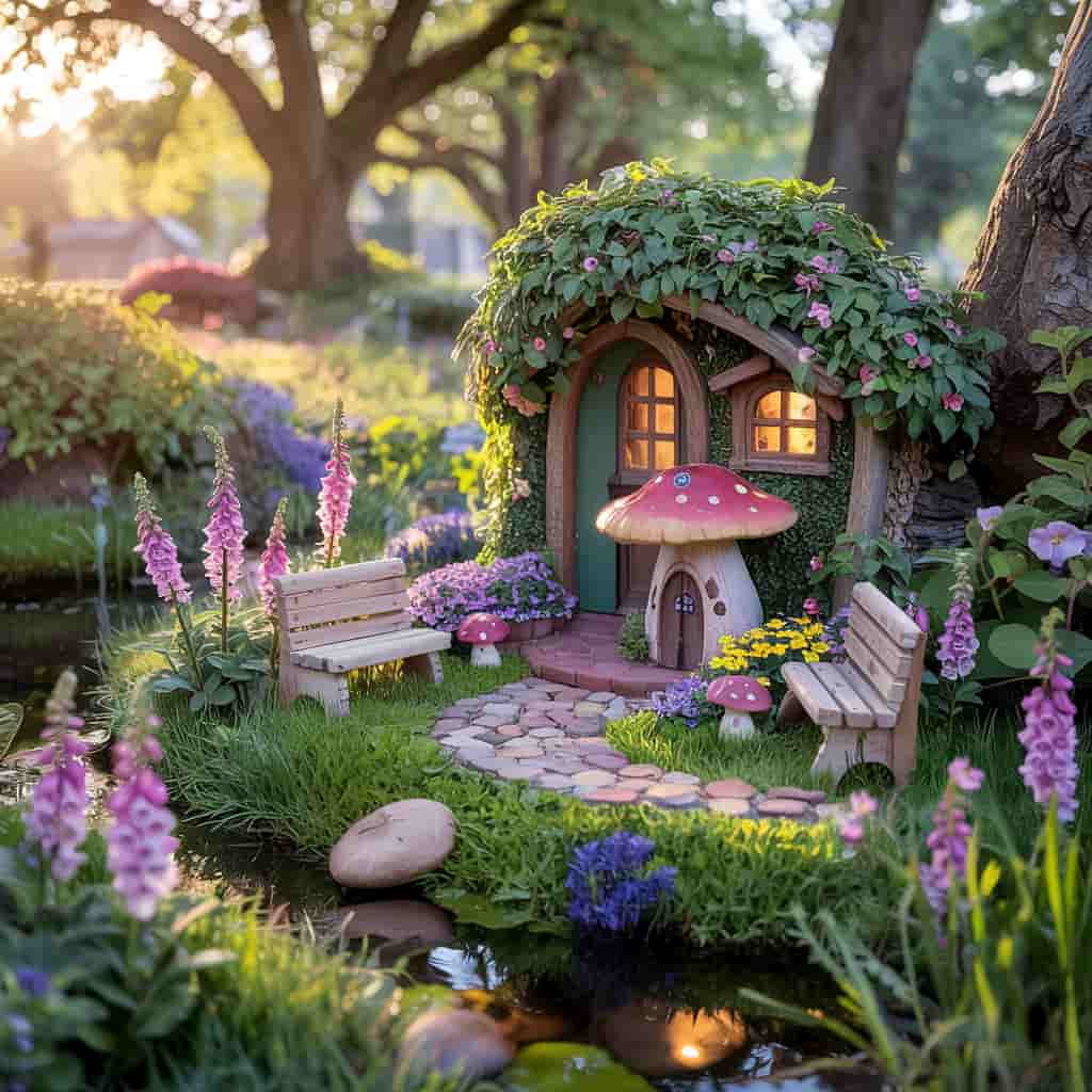 Create a Themed Mini Garden Corner (2)