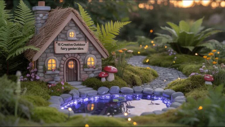 Creative Outdoor Fairy Garden Ideas